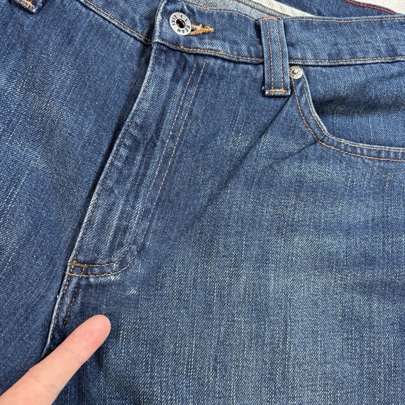 LL Bean‎ Jeans Men 32 (fits 33x29) Blue Classic Fit Slightly Tapered 100% Cotton - Picture 14 of 16